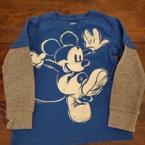 Boys Size 6 LS Mickey Tee